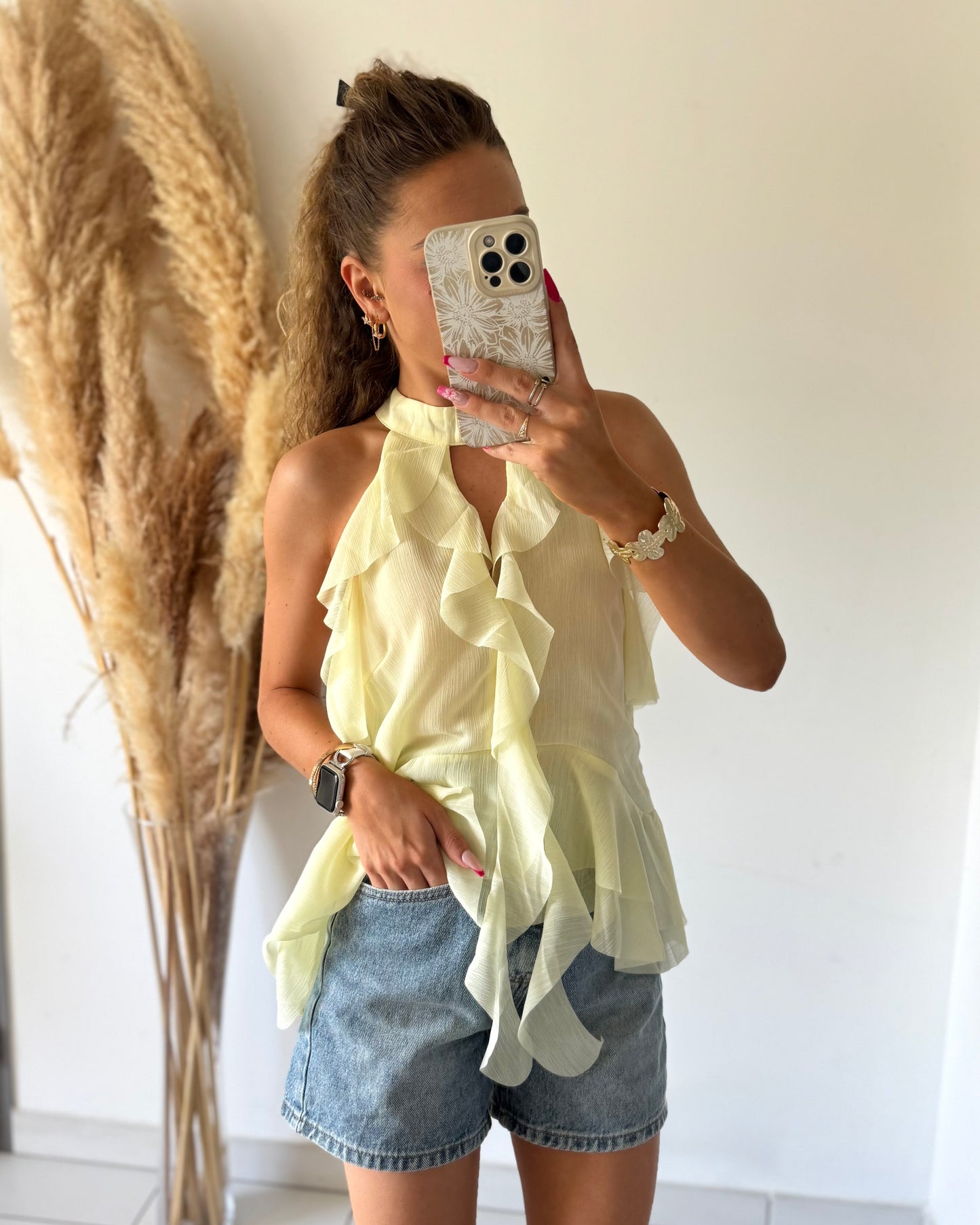 BLOUSE NÉLIA - JAUNE