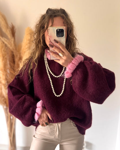 PULL ESMÉ - BORDEAUX