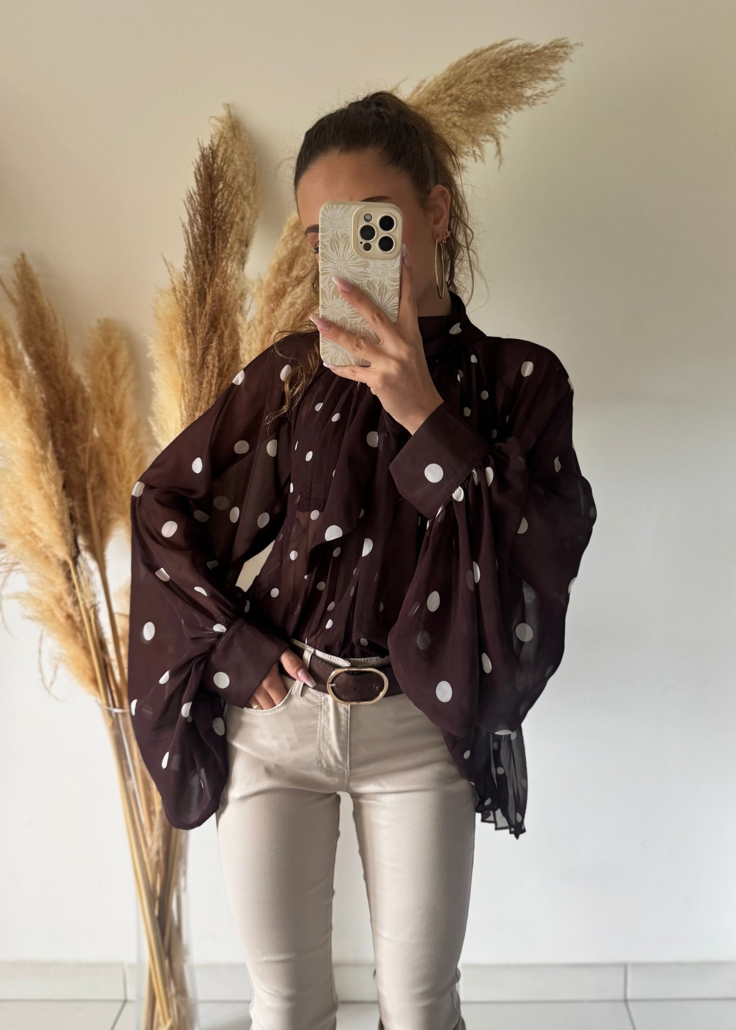 BLOUSE CHOCOLAT - NOELIE