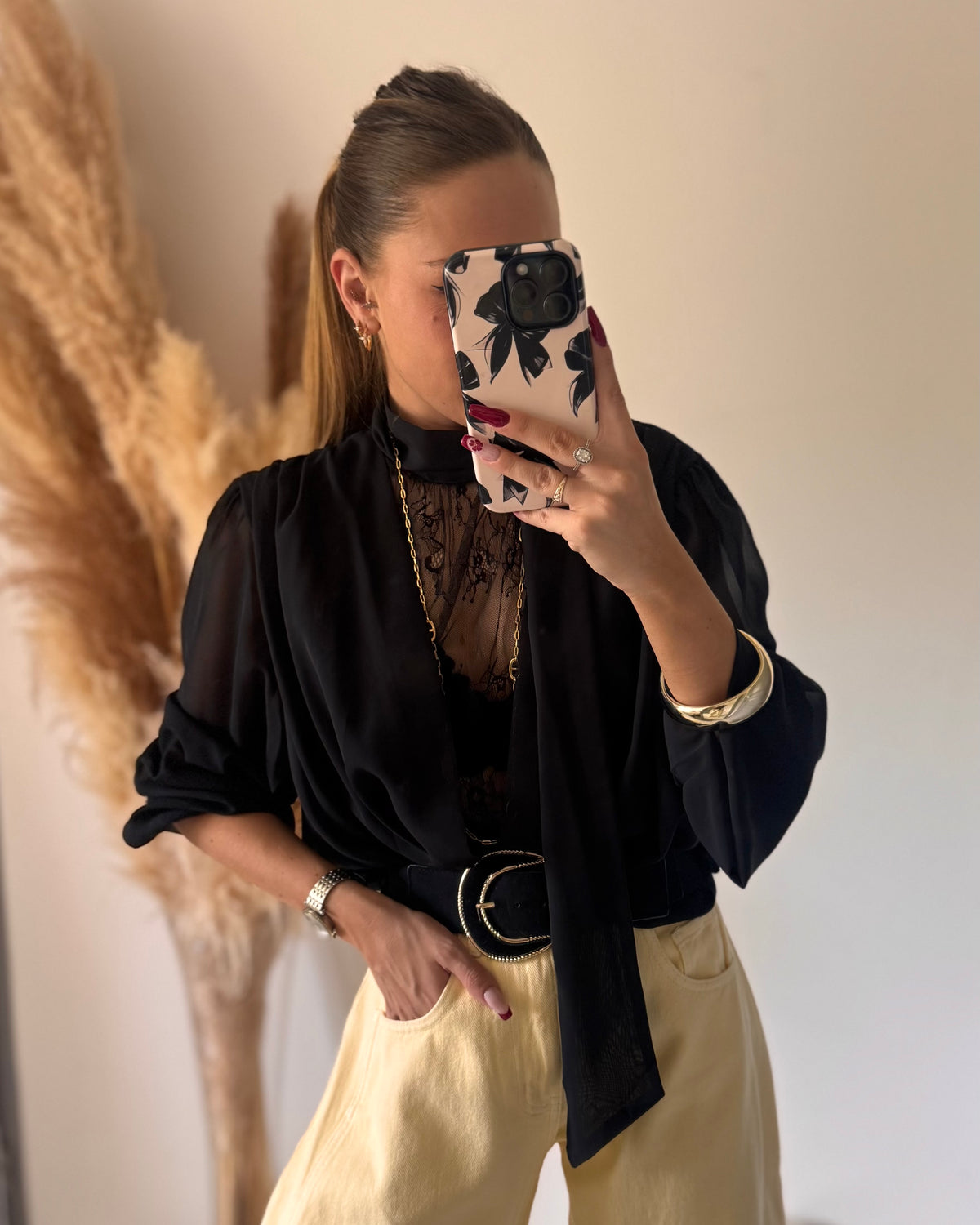 BLOUSE LORIE 2 - NOIR