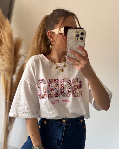 T-SHIRT SOHO - BLANC