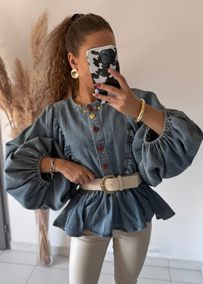 BLOUSE - DENIM