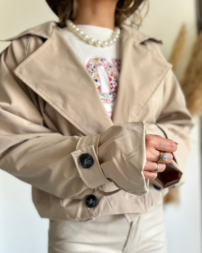 TRENCH COURT - BEIGE