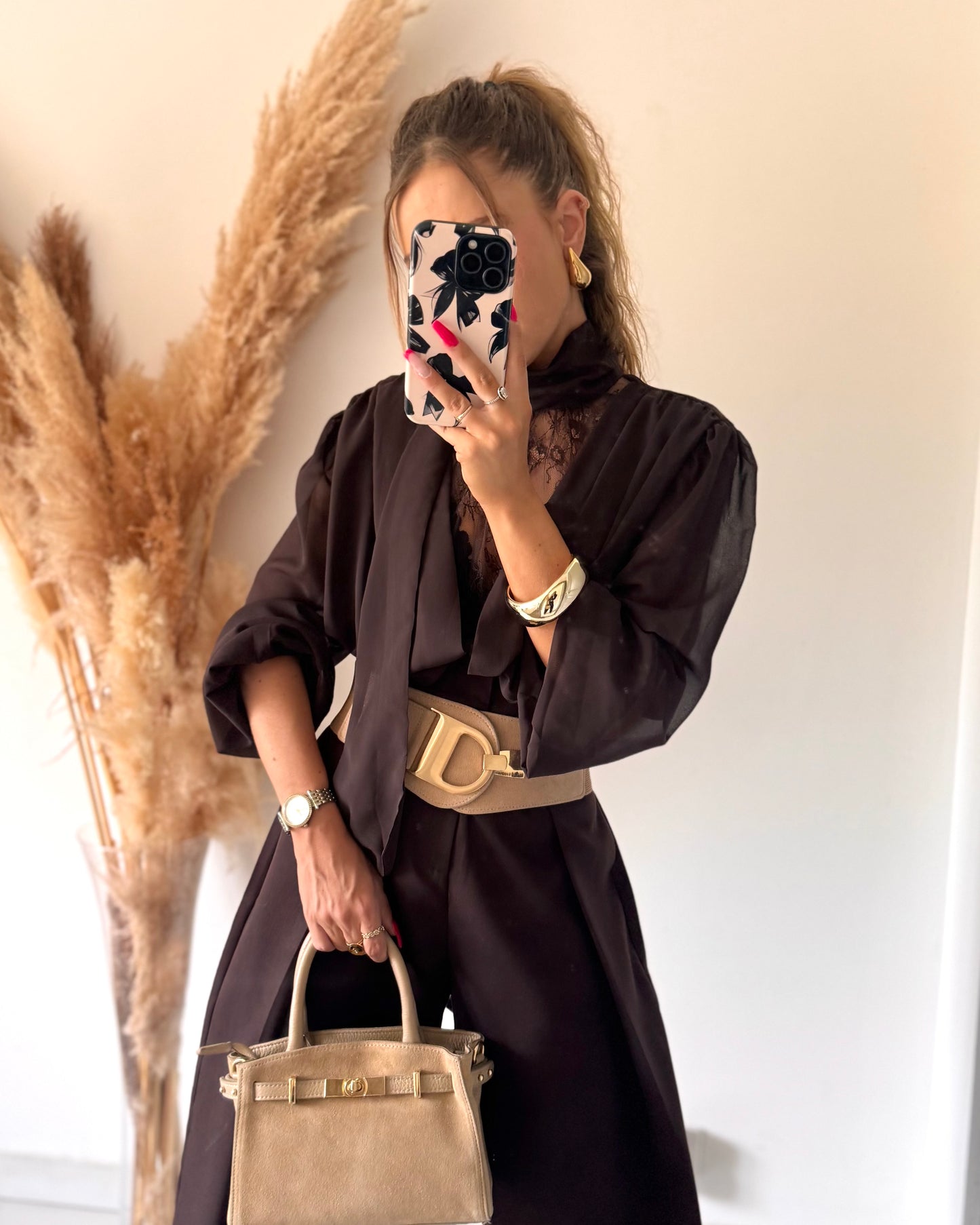 BLOUSE LORIE 2 - CHOCOLAT
