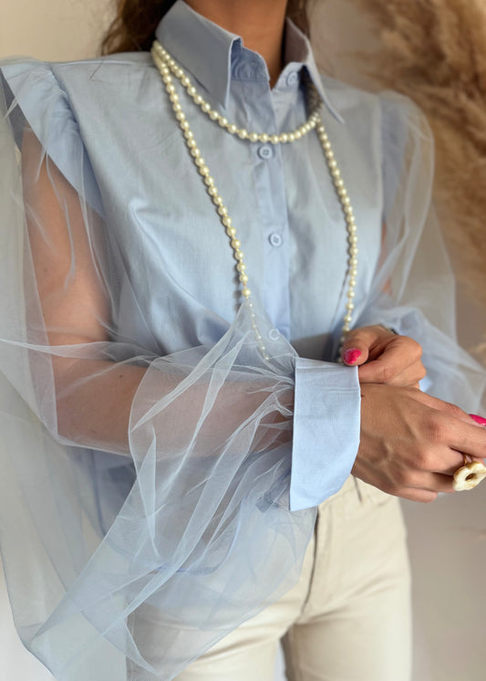 CHEMISE KATE - BLEU