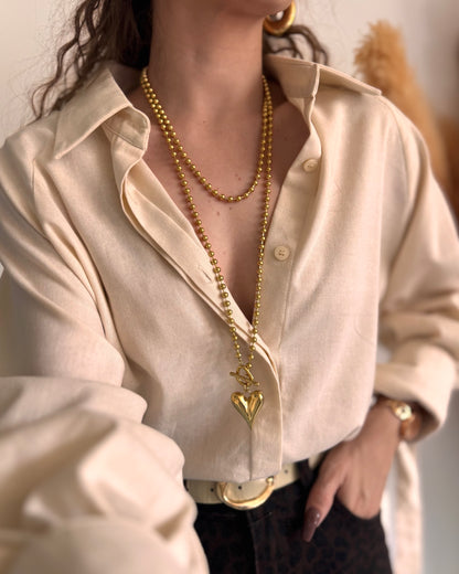 COLLIER LOVE - DORÉ