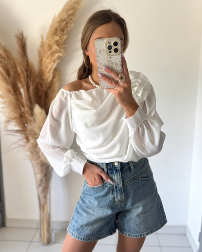BODY ASYMETRIQUE - BLANC