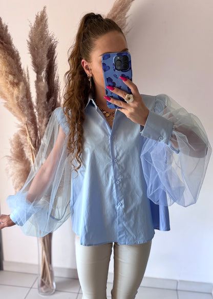 CHEMISE KATE - BLEU