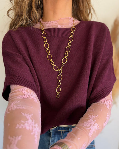 PULL EVA - BORDEAUX