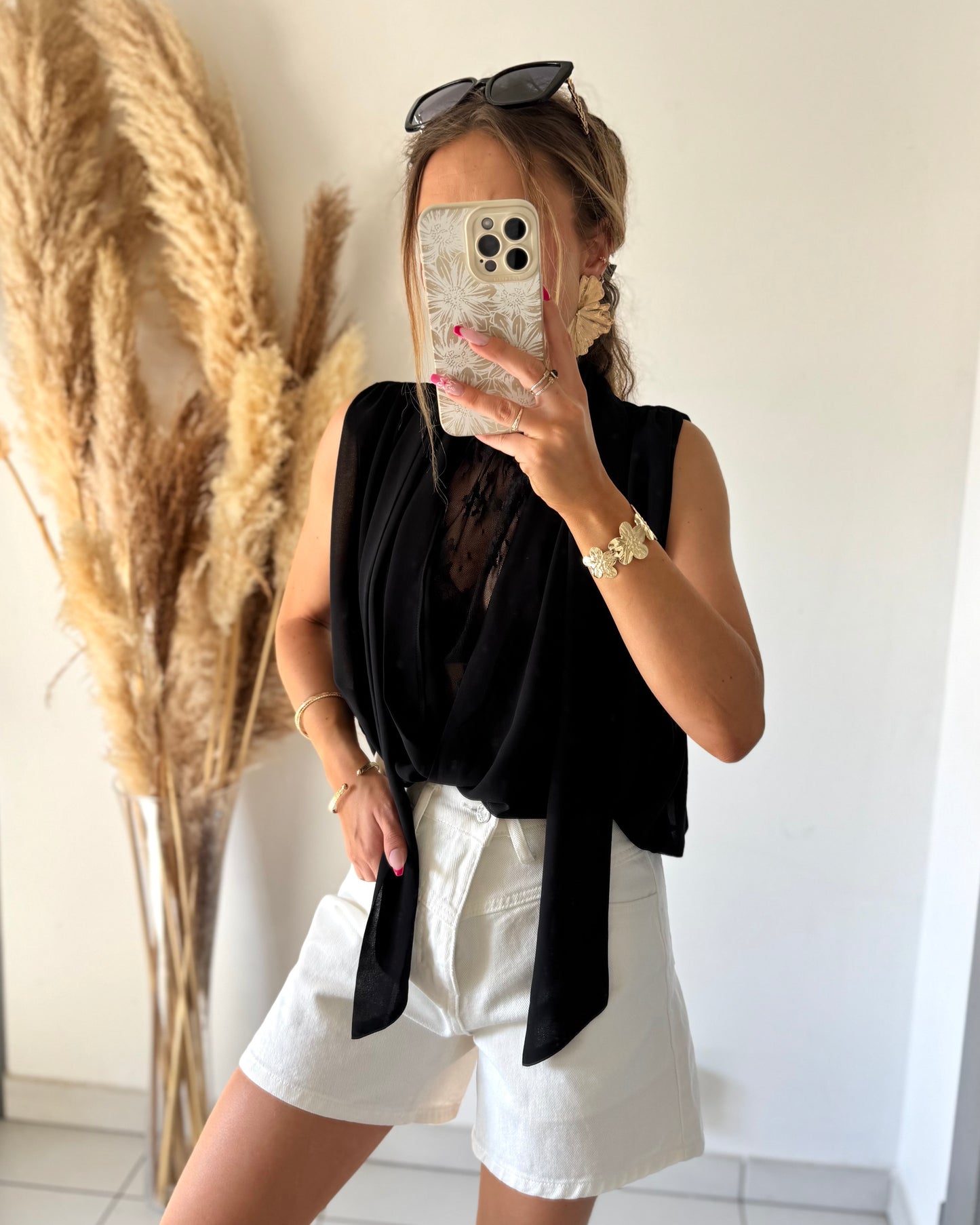 BLOUSE LORIE - NOIR