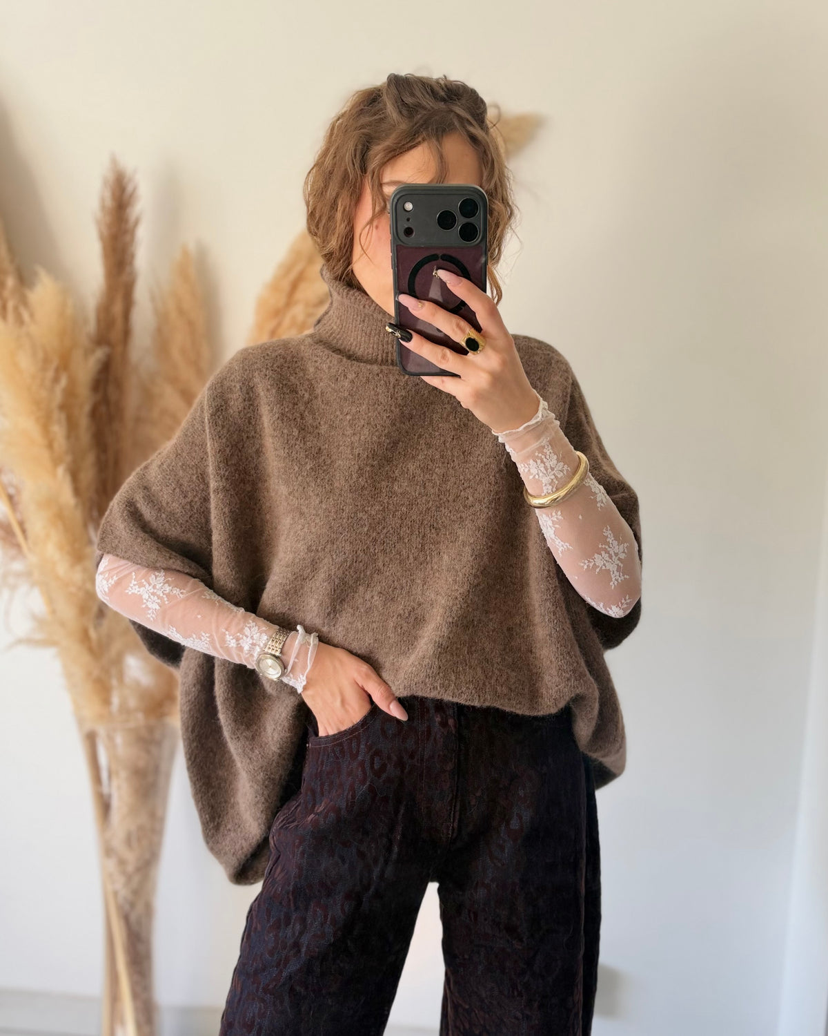 PULL ROMY - TAUPE