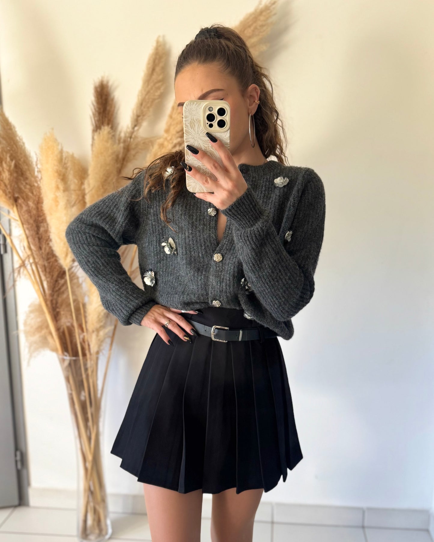 CARDIGAN - SILVER