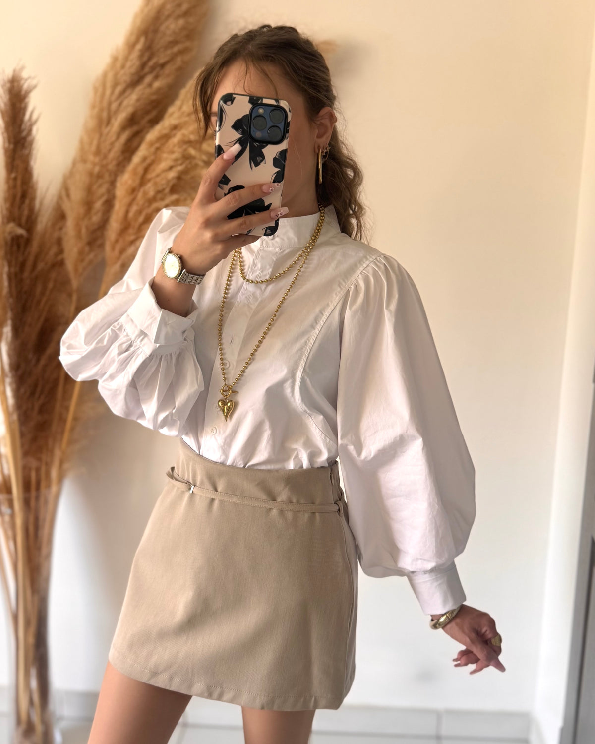 CHEMISE BALLON - BLANC
