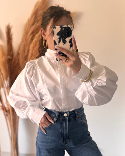 CHEMISE BALLON - BLANC