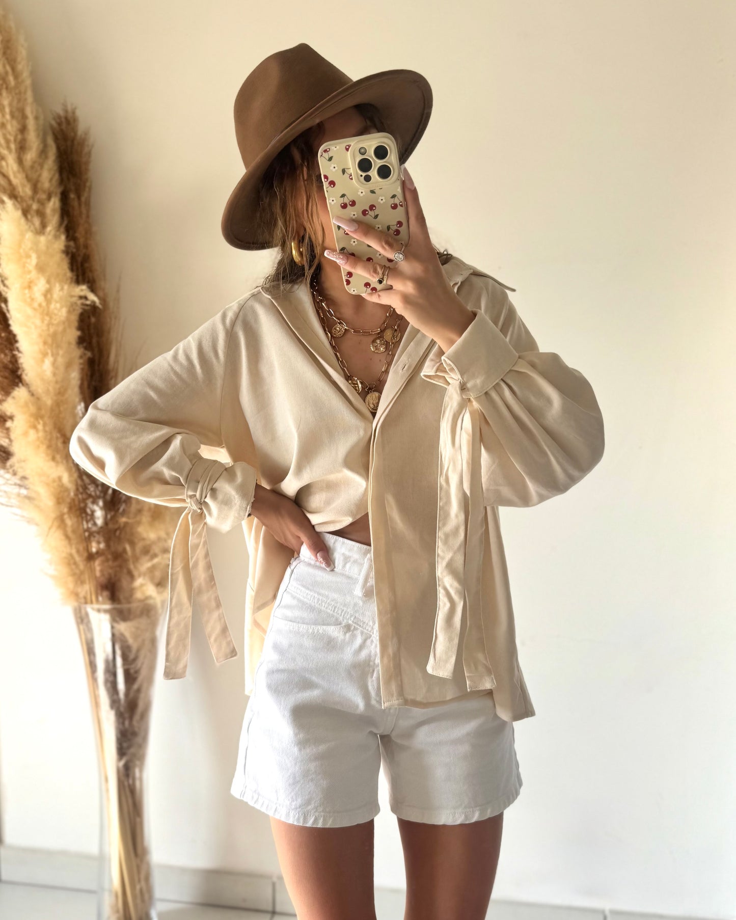 CHEMISE ALIZEE - BEIGE