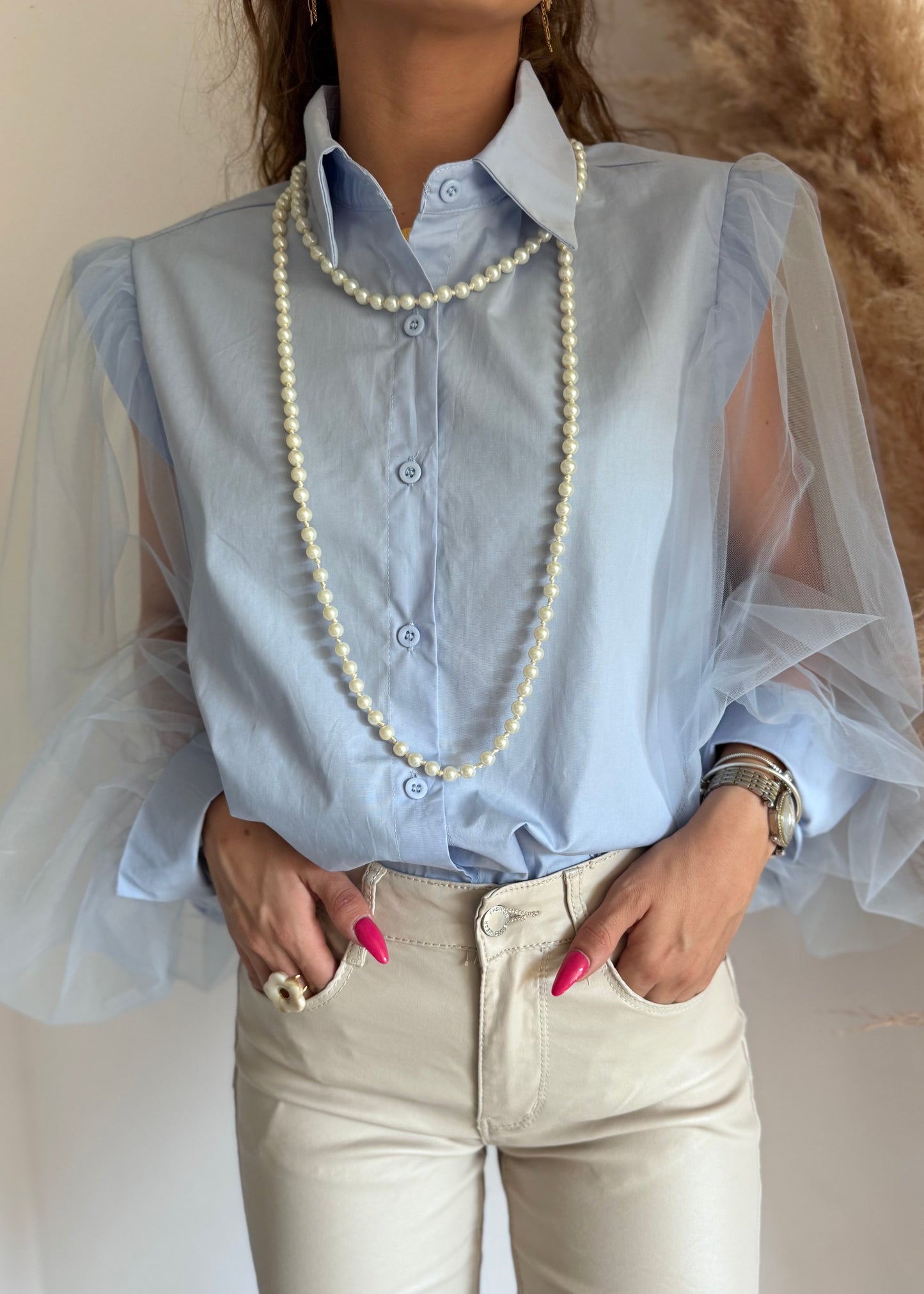 CHEMISE KATE - BLEU