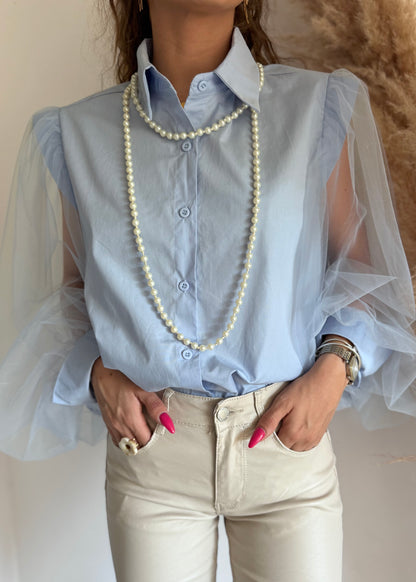 CHEMISE KATE - BLEU