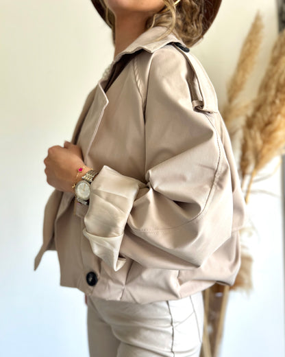 TRENCH COURT - BEIGE