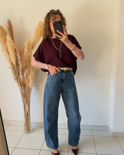 PULL EVA - BORDEAUX