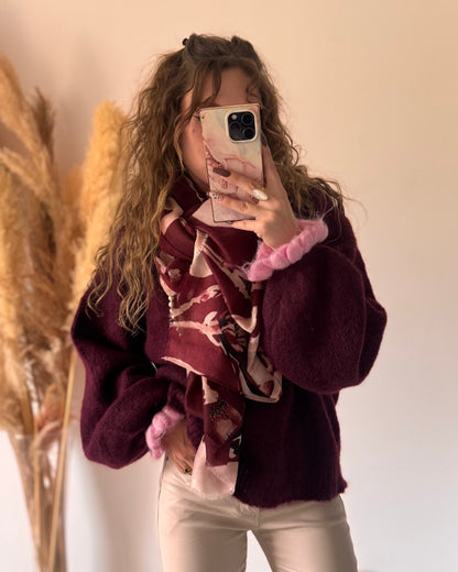 PULL ESMÉ - BORDEAUX