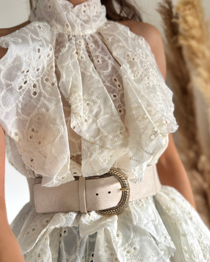 TOP ELEA - BLANC