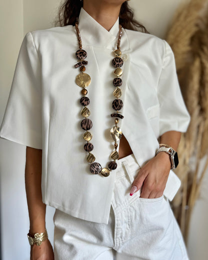 BLAZER MONA - BLANC
