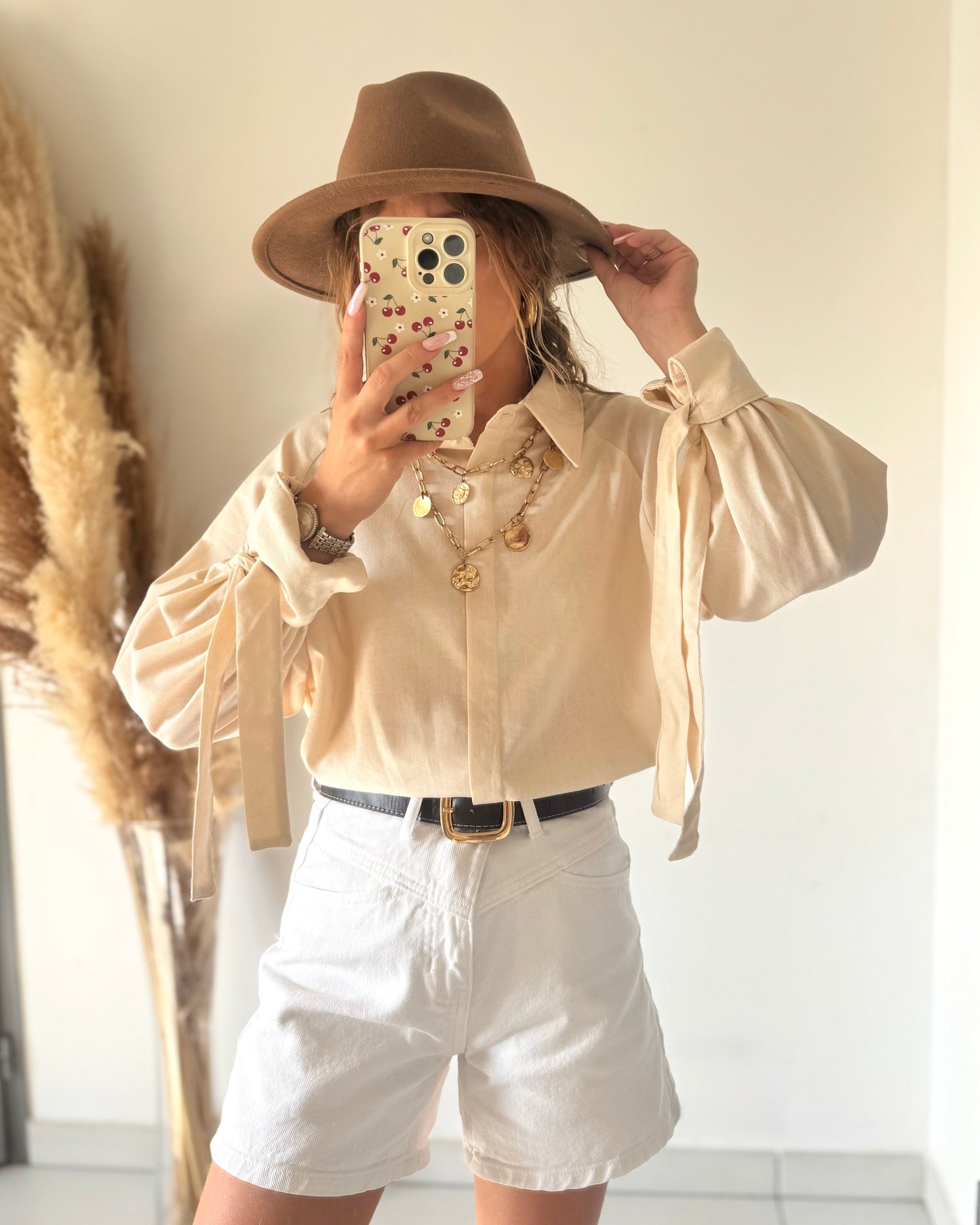 CHEMISE ALIZEE - BEIGE