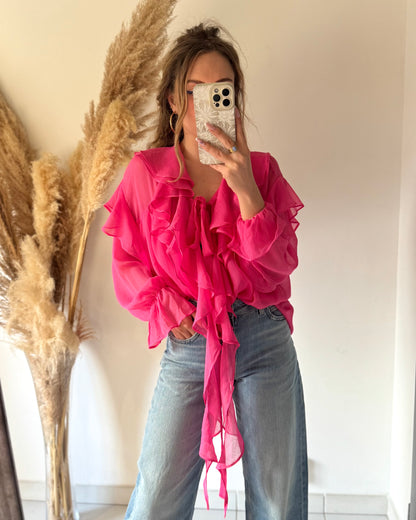BLOUSE ROSALIA - FUCHSIA