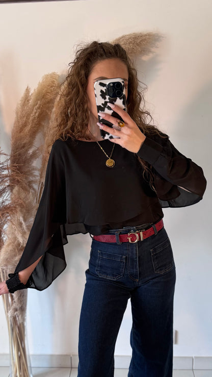 BLOUSE COLETTE - NOIR