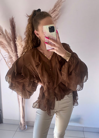 BLOUSE - CACAO