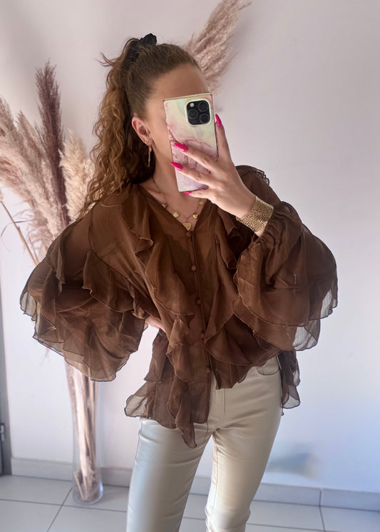 BLOUSE - CACAO