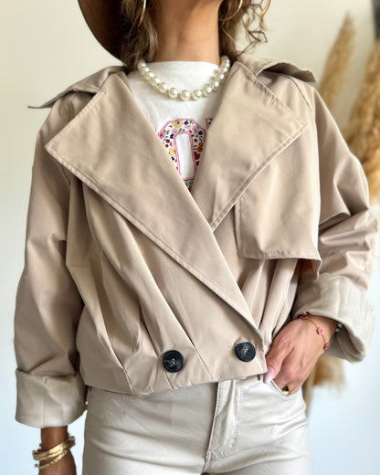 TRENCH COURT - BEIGE