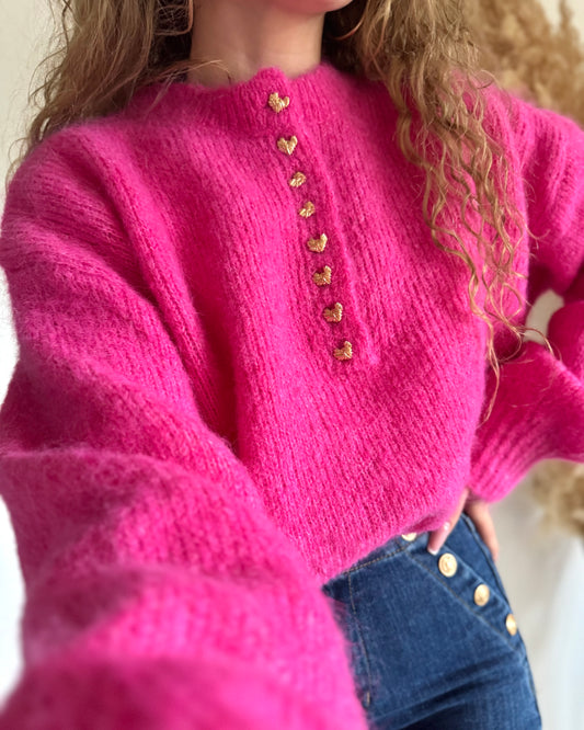 PULL CORALIE - FUCHSIA