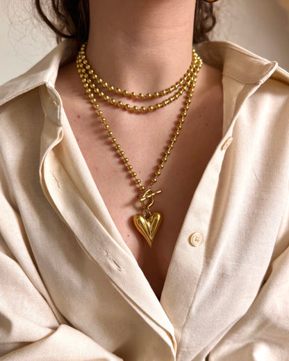COLLIER LOVE - DORÉ