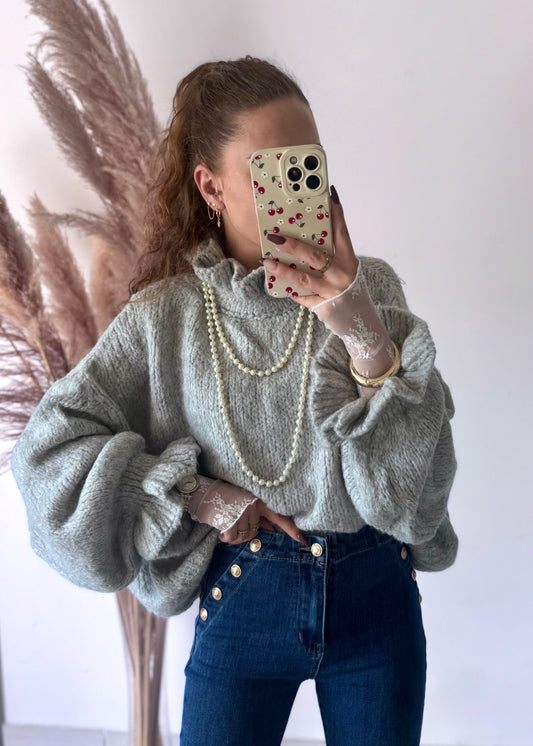 PULL FLUFFY - GRIS
