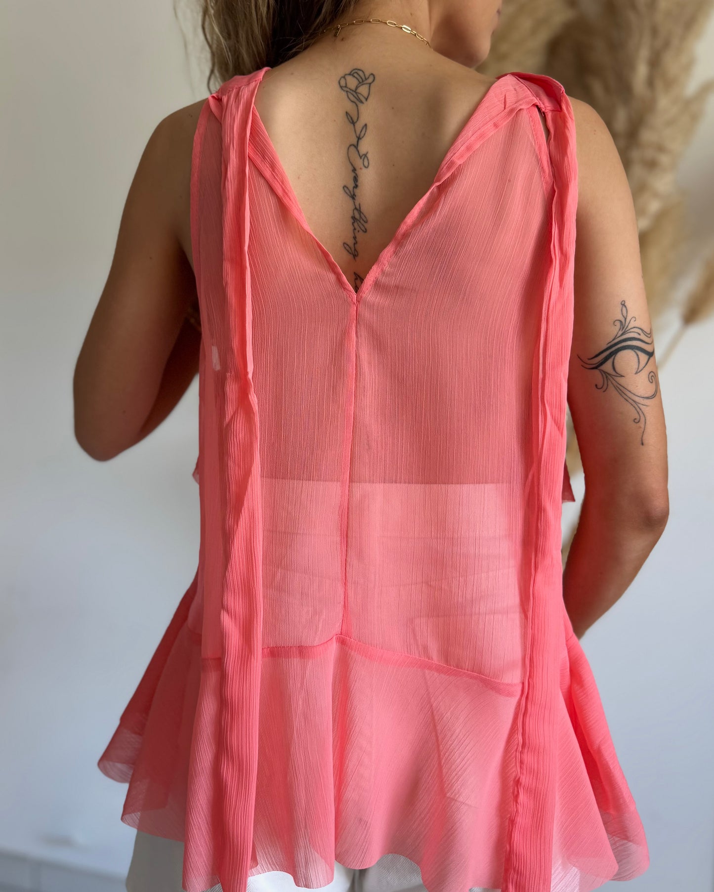 BLOUSE NÉLIA - CORAIL