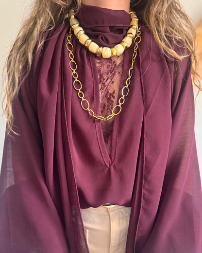 COLLIER ALBA - BEIGE