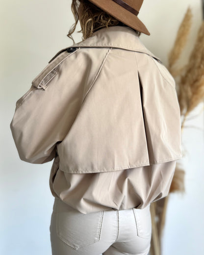 TRENCH COURT - BEIGE