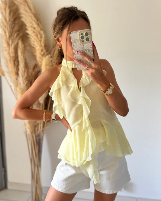 BLOUSE NÉLIA - JAUNE