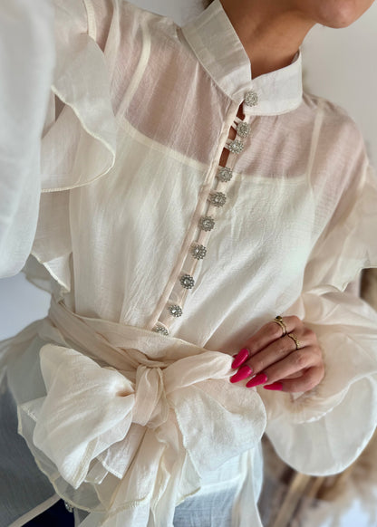 CHEMISE DIAMS - ECRU
