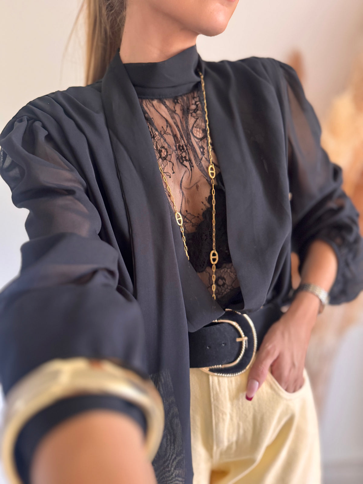 BLOUSE LORIE 2 - NOIR