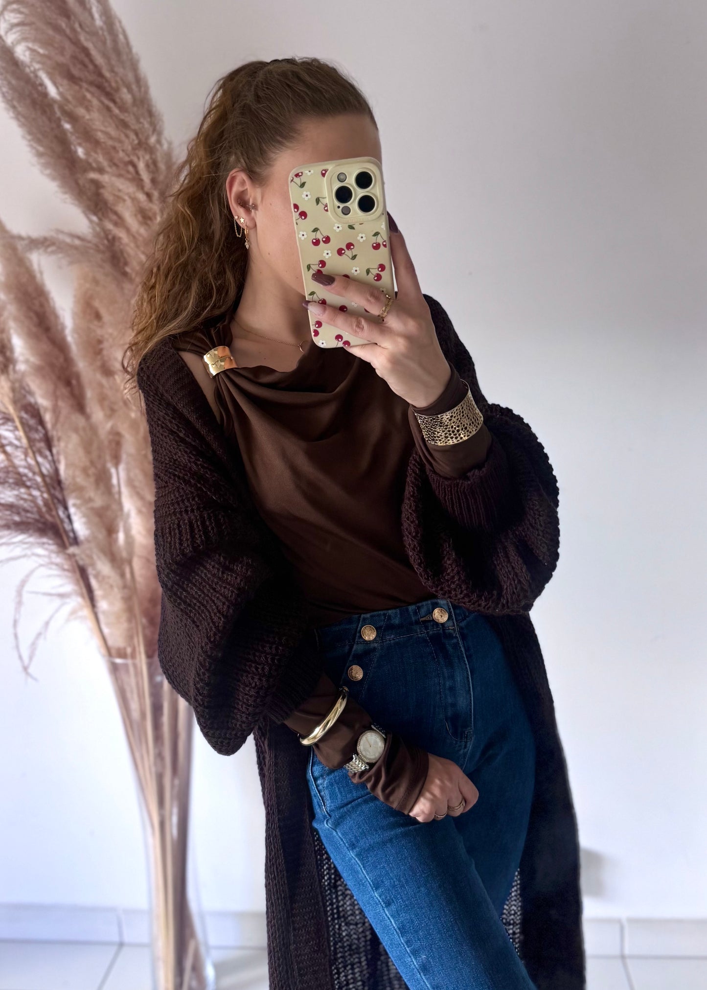 TOP ASYMÉTRIQUE - CHOCO