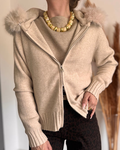 GILET LILOU - BEIGE
