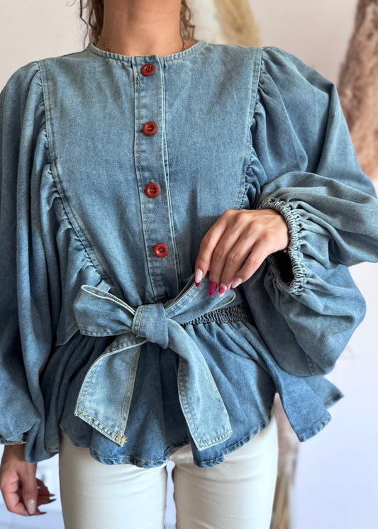 BLOUSE - DENIM