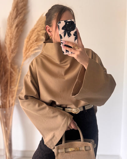 BLOUSE PALOMA - CAMEL