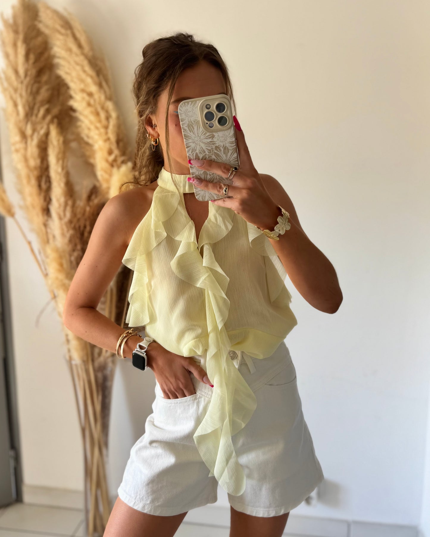 BLOUSE NÉLIA - JAUNE