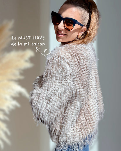 MANTEAU LISA - FAUSSE FOURRURE