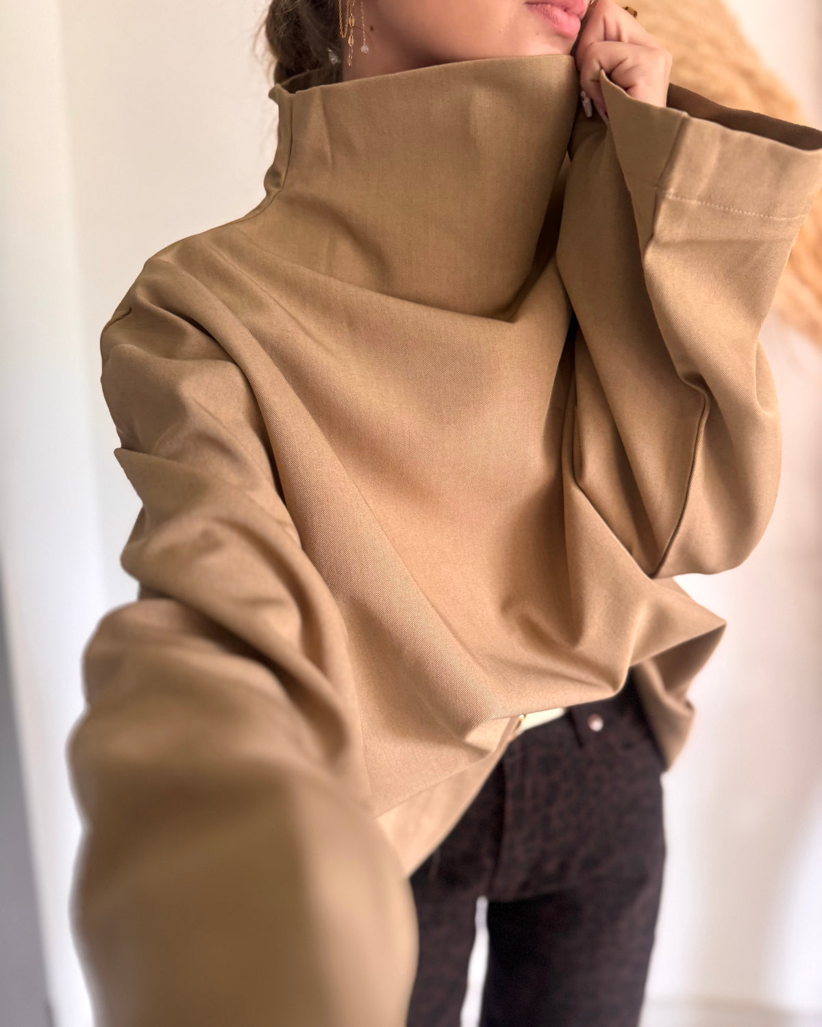 BLOUSE PALOMA - CAMEL