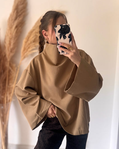 BLOUSE PALOMA - CAMEL
