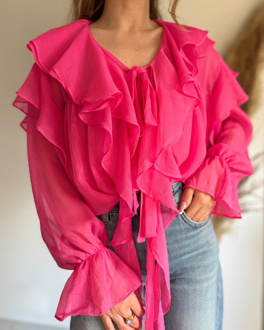 BLOUSE ROSALIA - FUCHSIA